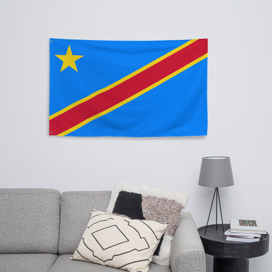 Democratic Republic of the Congo Flag