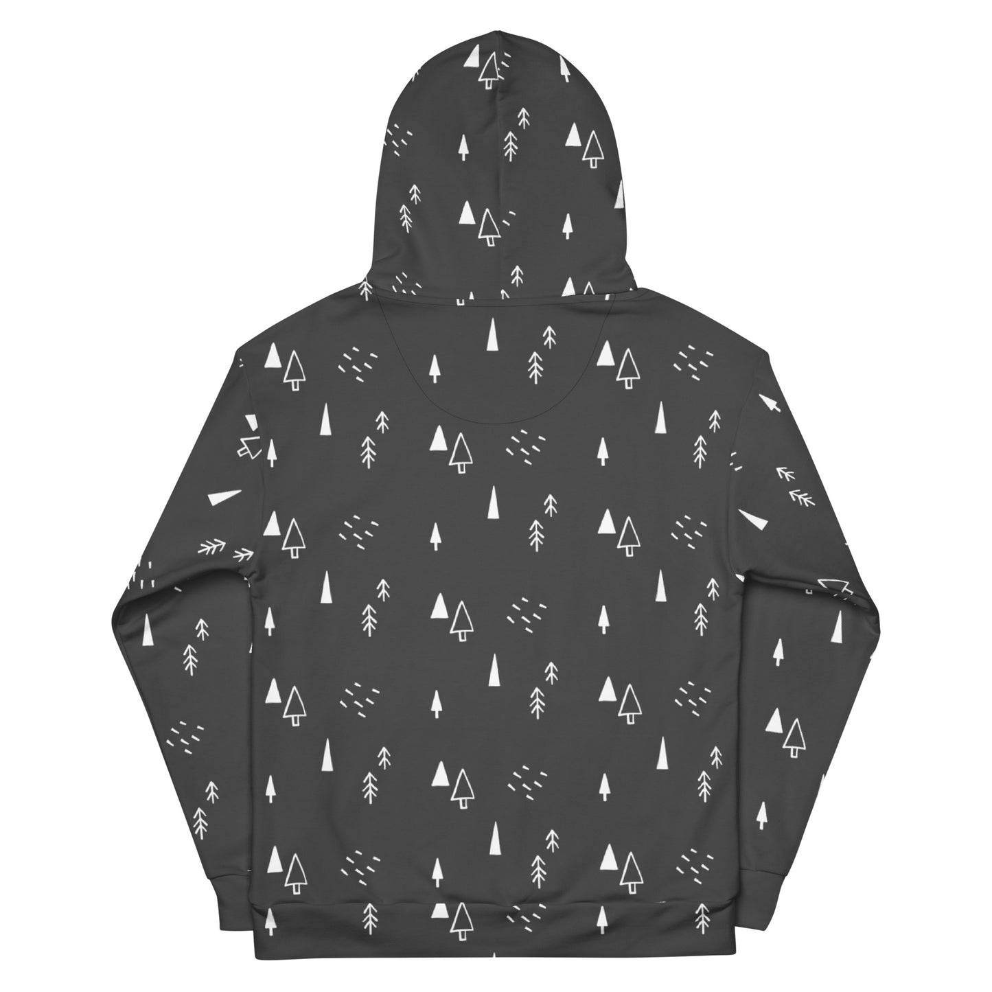 White Tree Pattern Unisex Hoodie