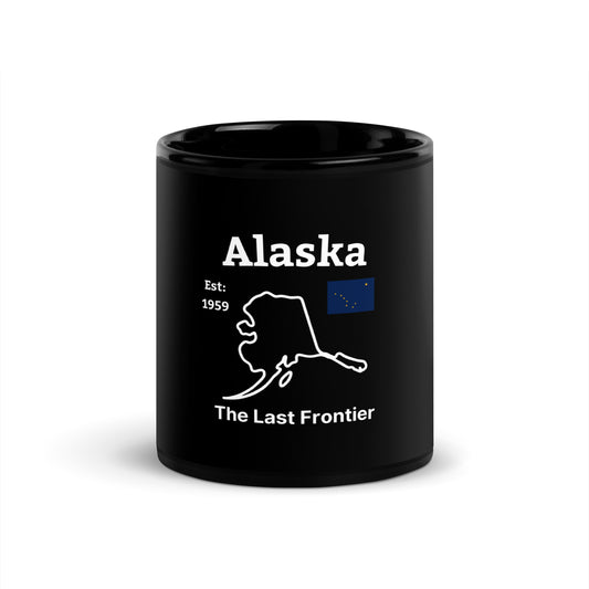 Alaska Black Glossy Mug