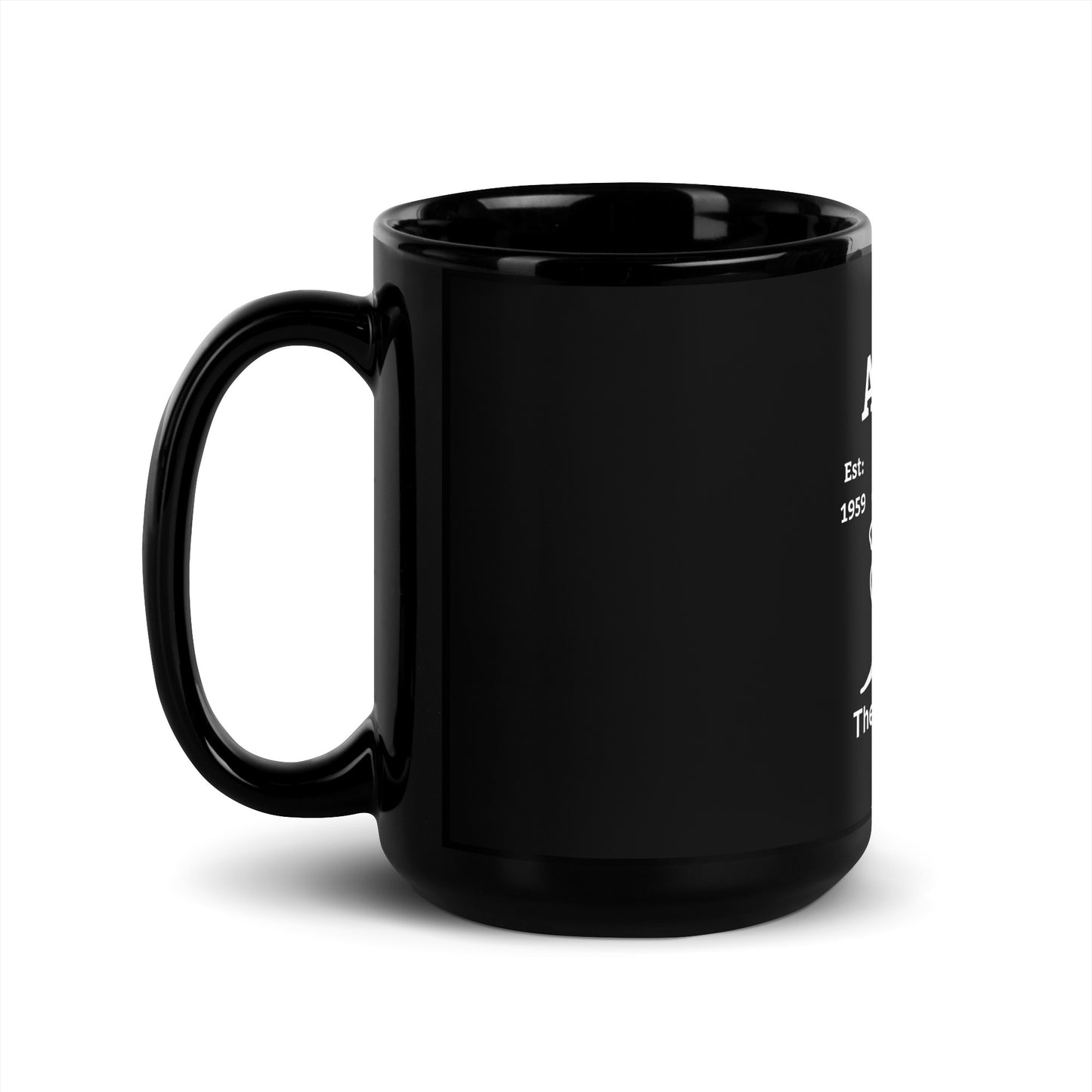Alaska Black Glossy Mug