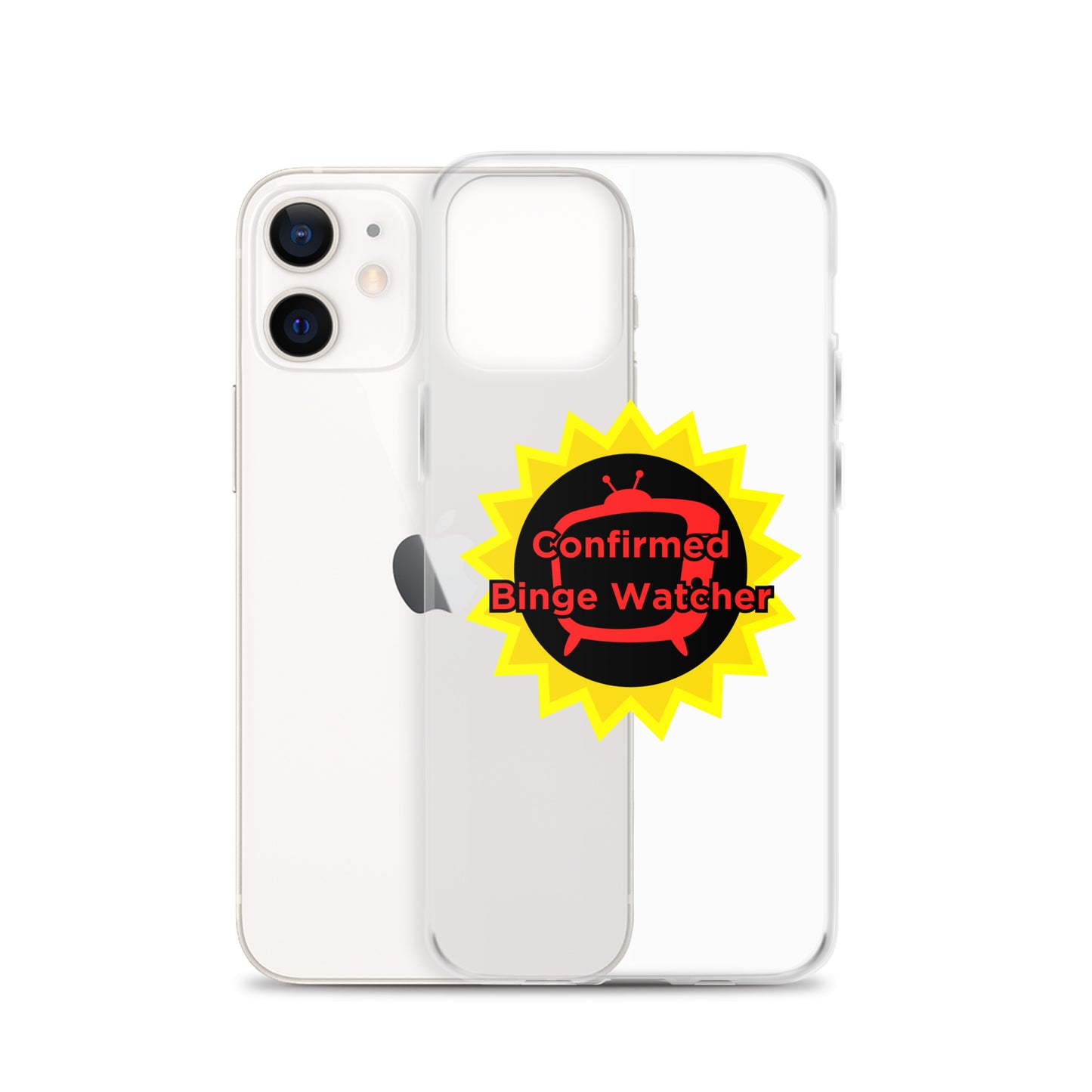 Confirmed Binge Watcher Clear Case for iPhone®