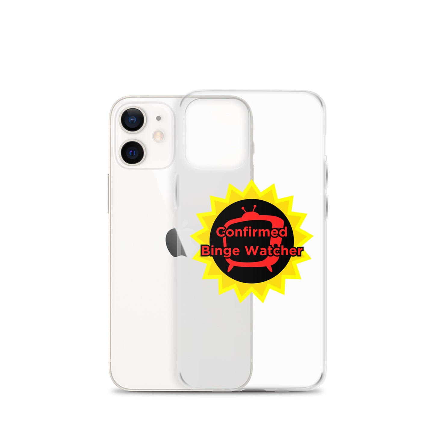 Confirmed Binge Watcher Clear Case for iPhone®