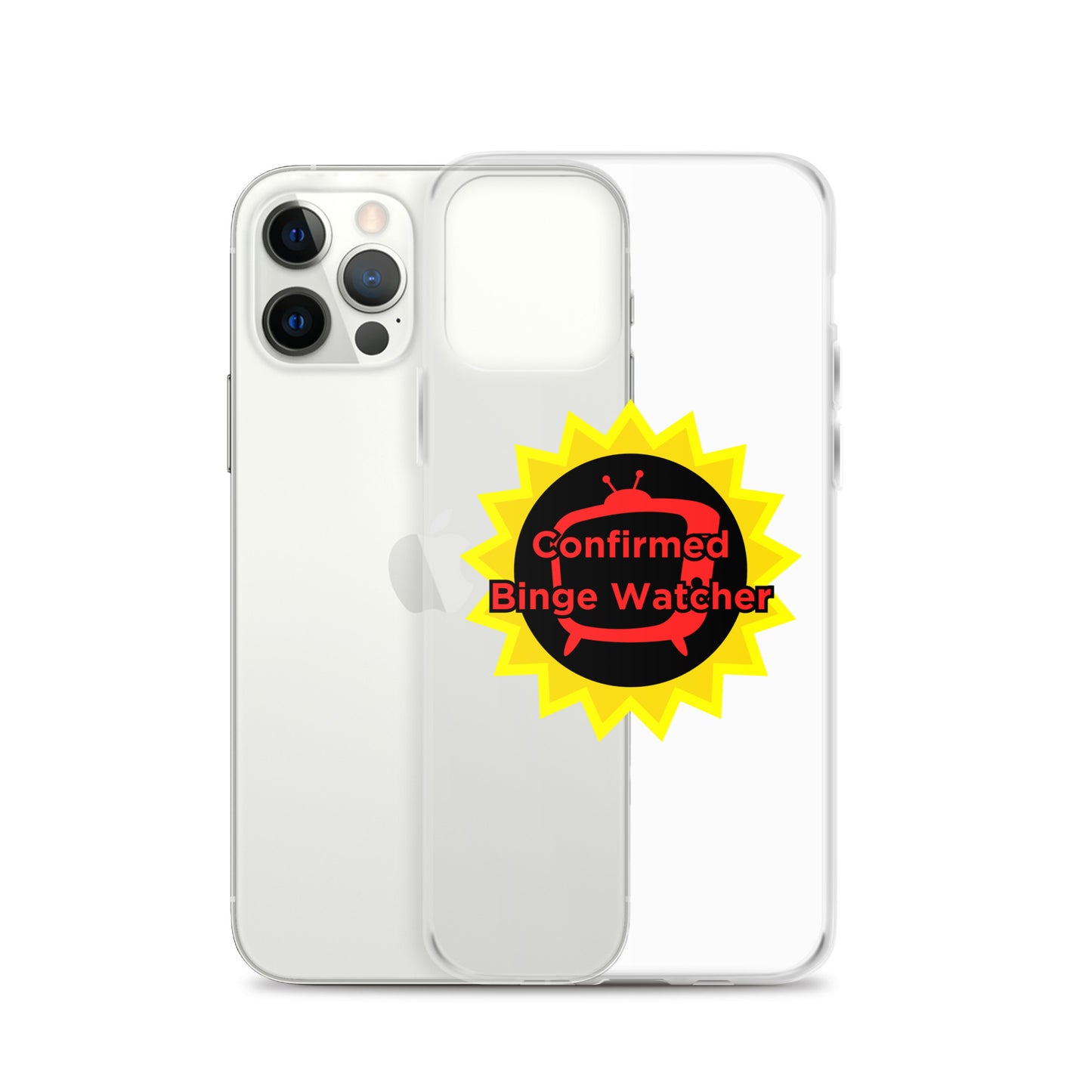 Confirmed Binge Watcher Clear Case for iPhone®