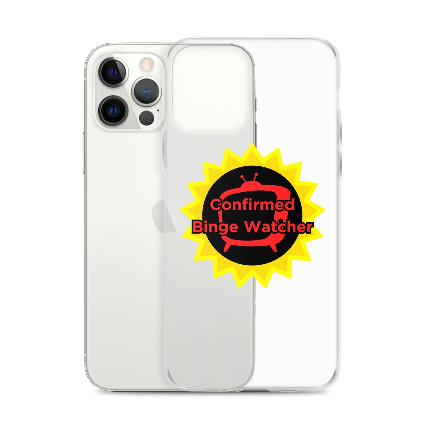 Confirmed Binge Watcher Clear Case for iPhone®