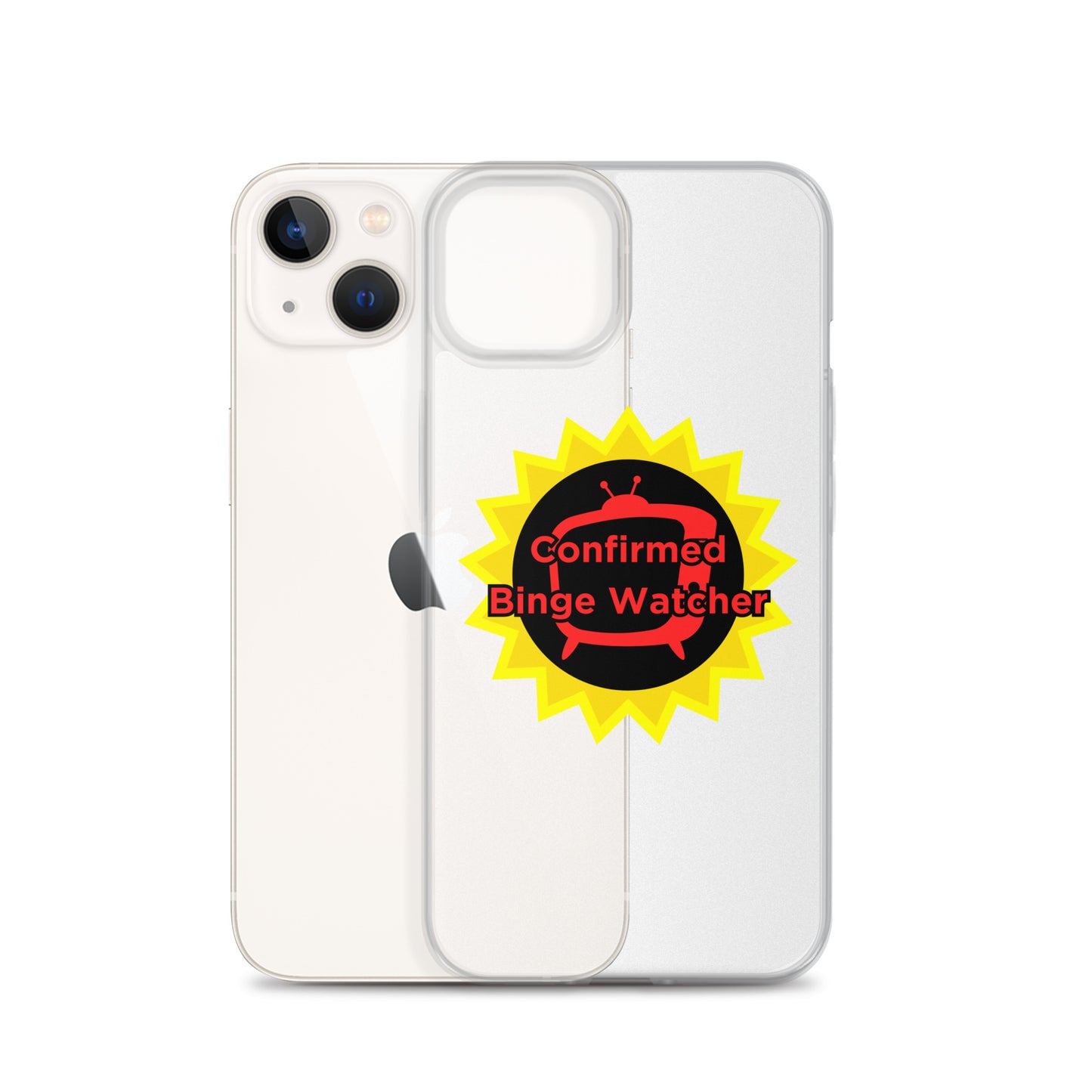 Confirmed Binge Watcher Clear Case for iPhone®