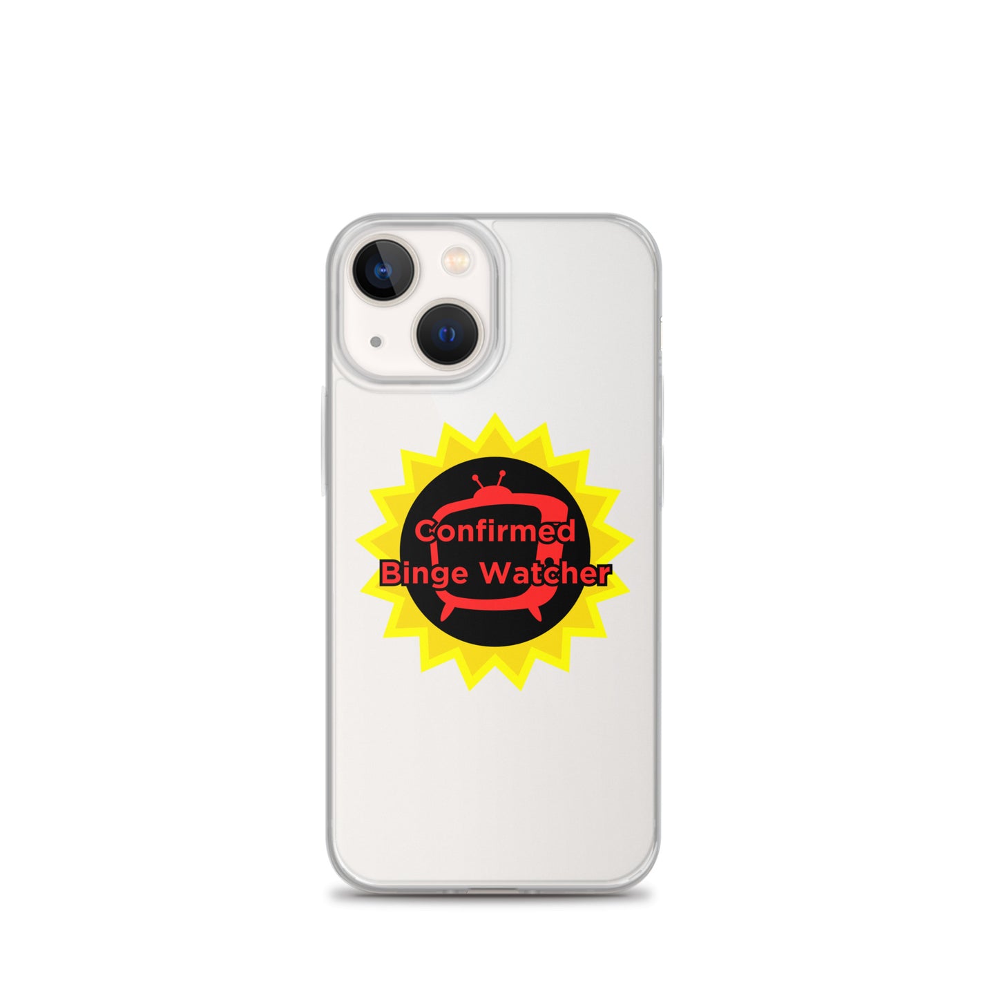 Confirmed Binge Watcher Clear Case for iPhone®