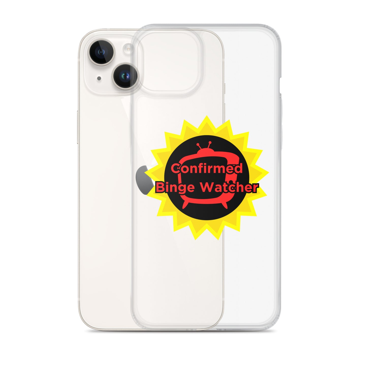 Confirmed Binge Watcher Clear Case for iPhone®