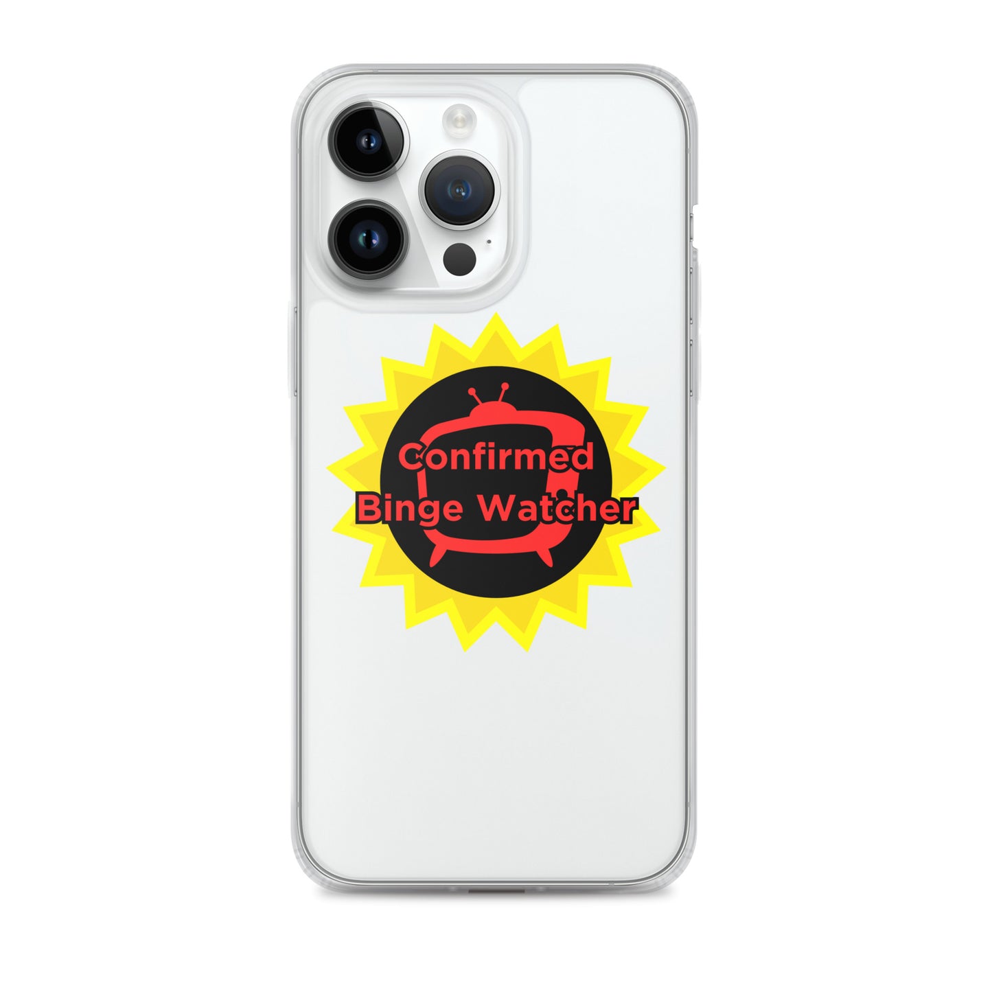 Confirmed Binge Watcher Clear Case for iPhone®