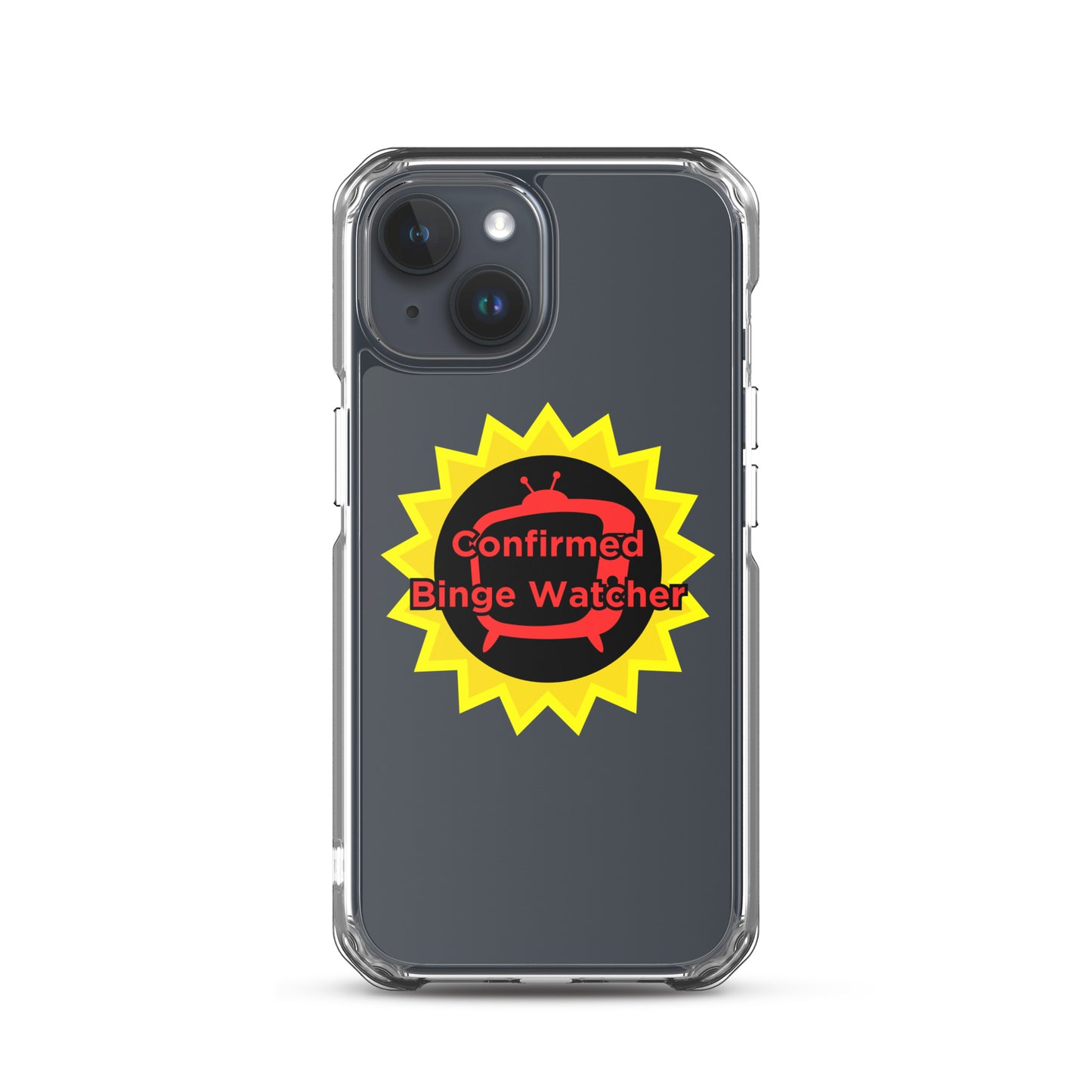 Confirmed Binge Watcher Clear Case for iPhone®