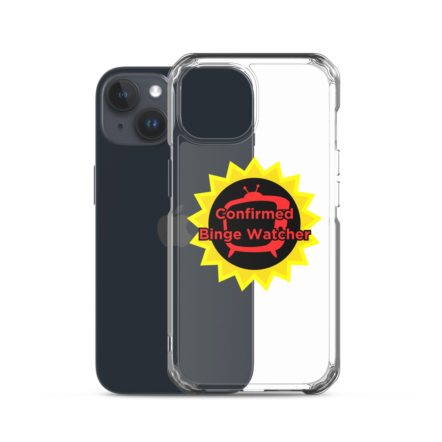 Confirmed Binge Watcher Clear Case for iPhone®