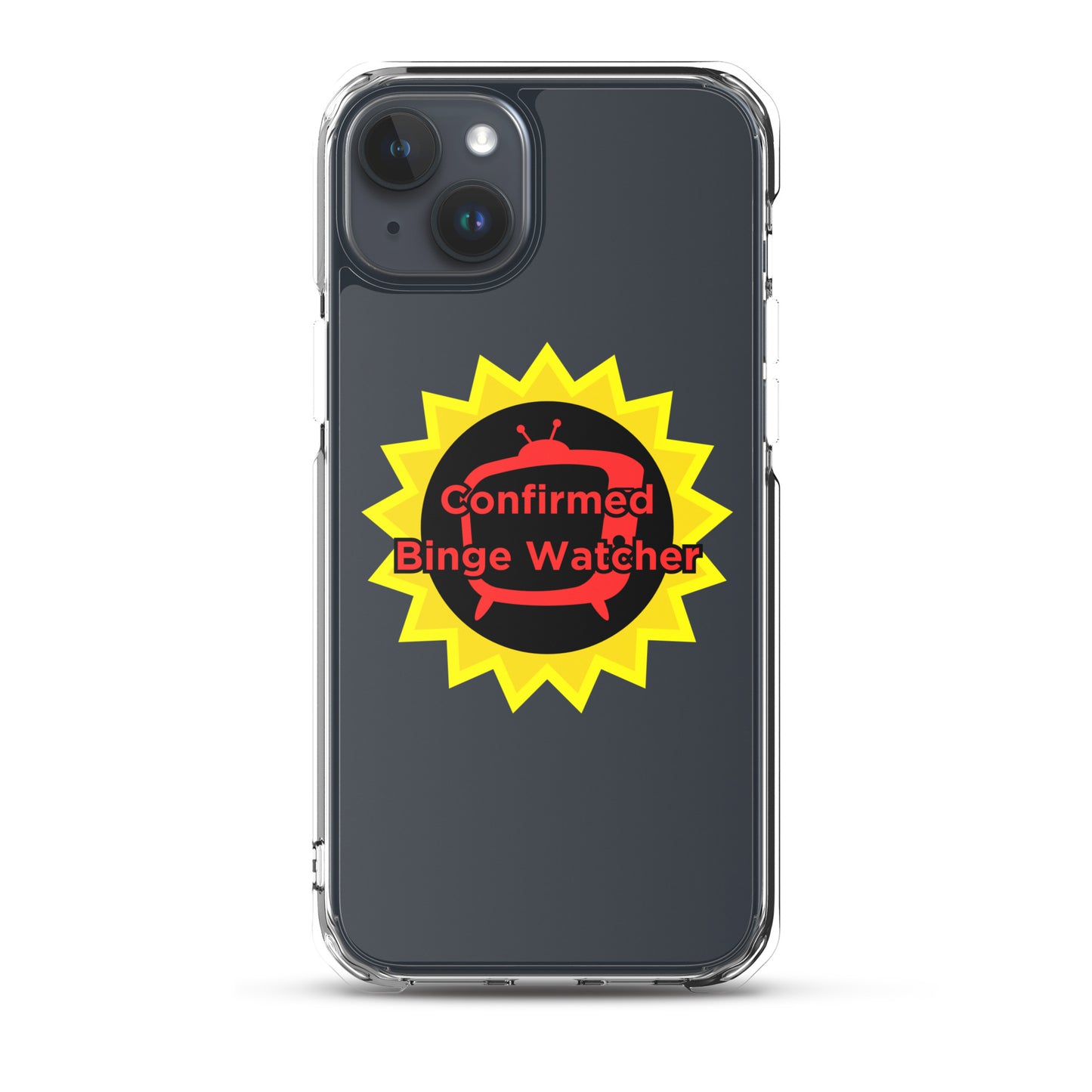 Confirmed Binge Watcher Clear Case for iPhone®