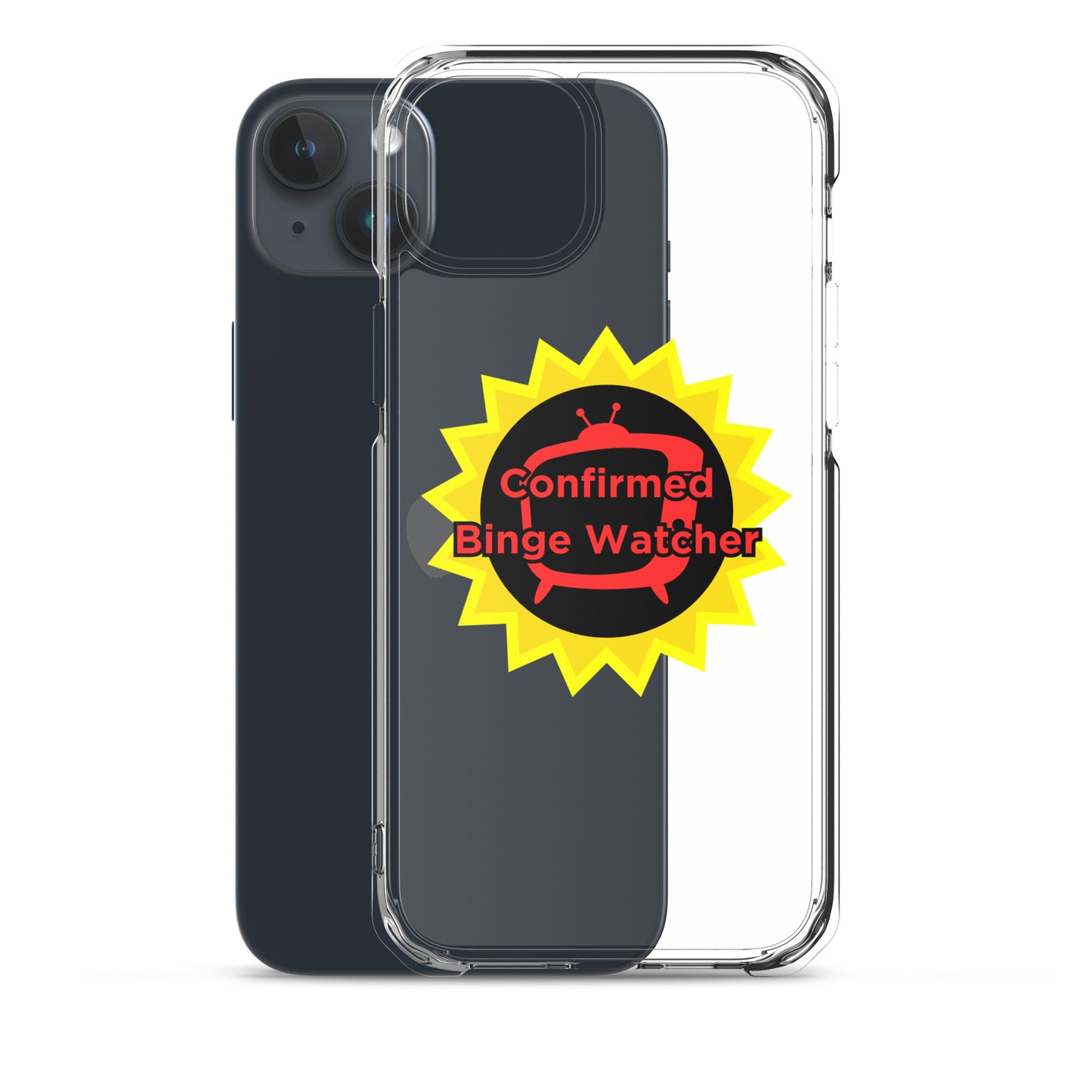 Confirmed Binge Watcher Clear Case for iPhone®