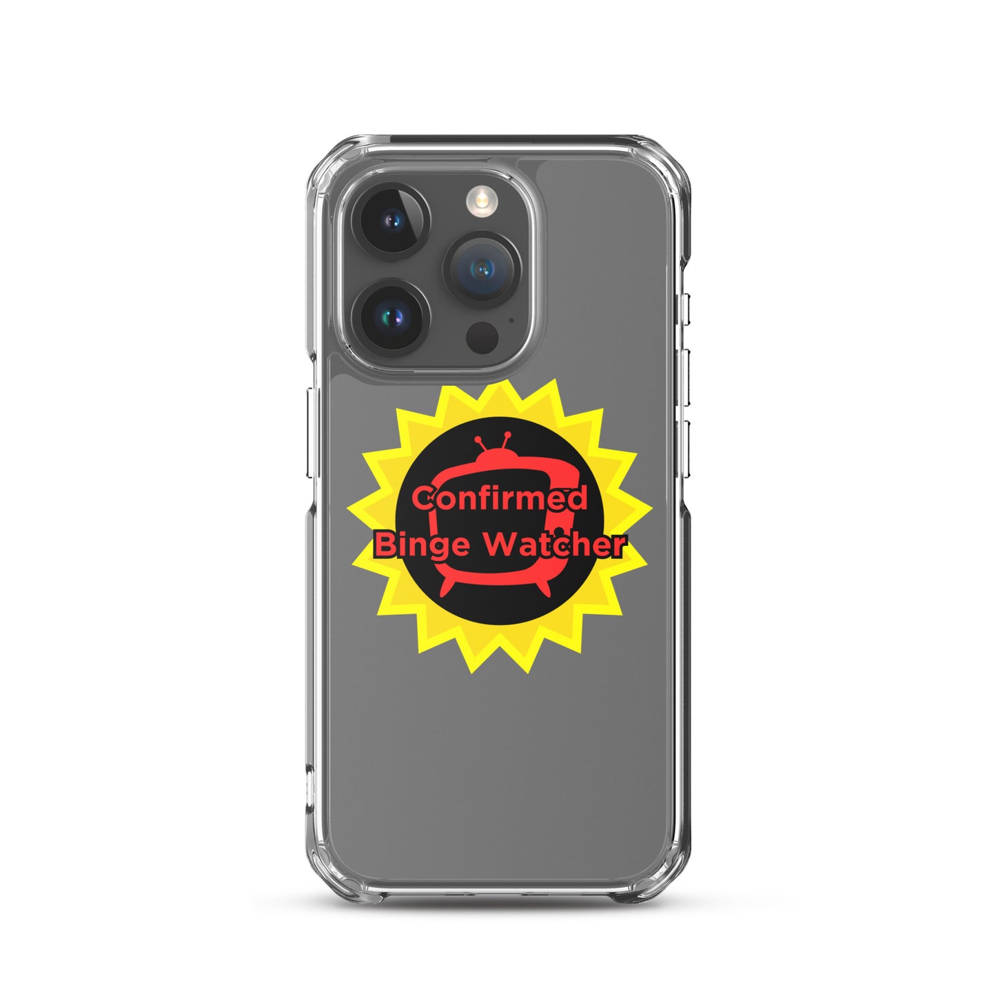 Confirmed Binge Watcher Clear Case for iPhone®