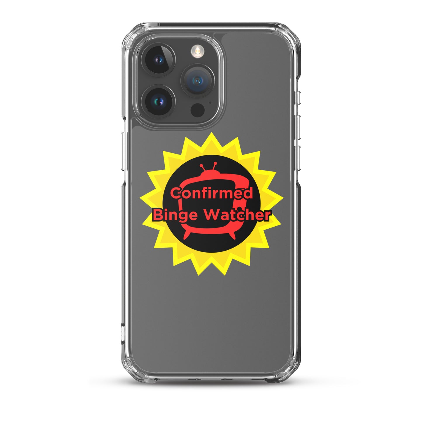 Confirmed Binge Watcher Clear Case for iPhone®