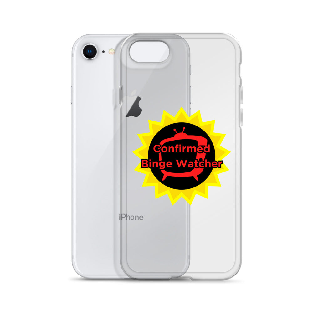 Confirmed Binge Watcher Clear Case for iPhone®