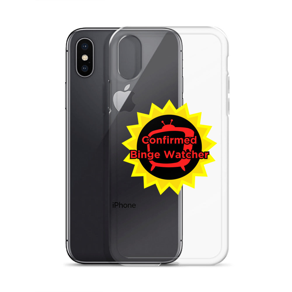 Confirmed Binge Watcher Clear Case for iPhone®