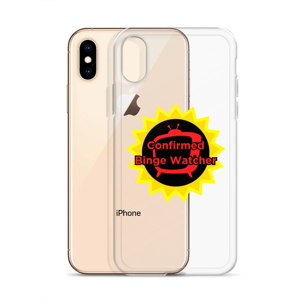 Confirmed Binge Watcher Clear Case for iPhone®