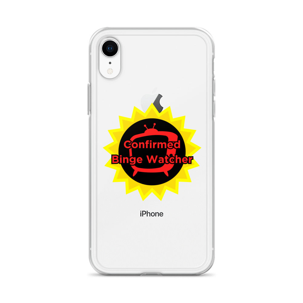 Confirmed Binge Watcher Clear Case for iPhone®