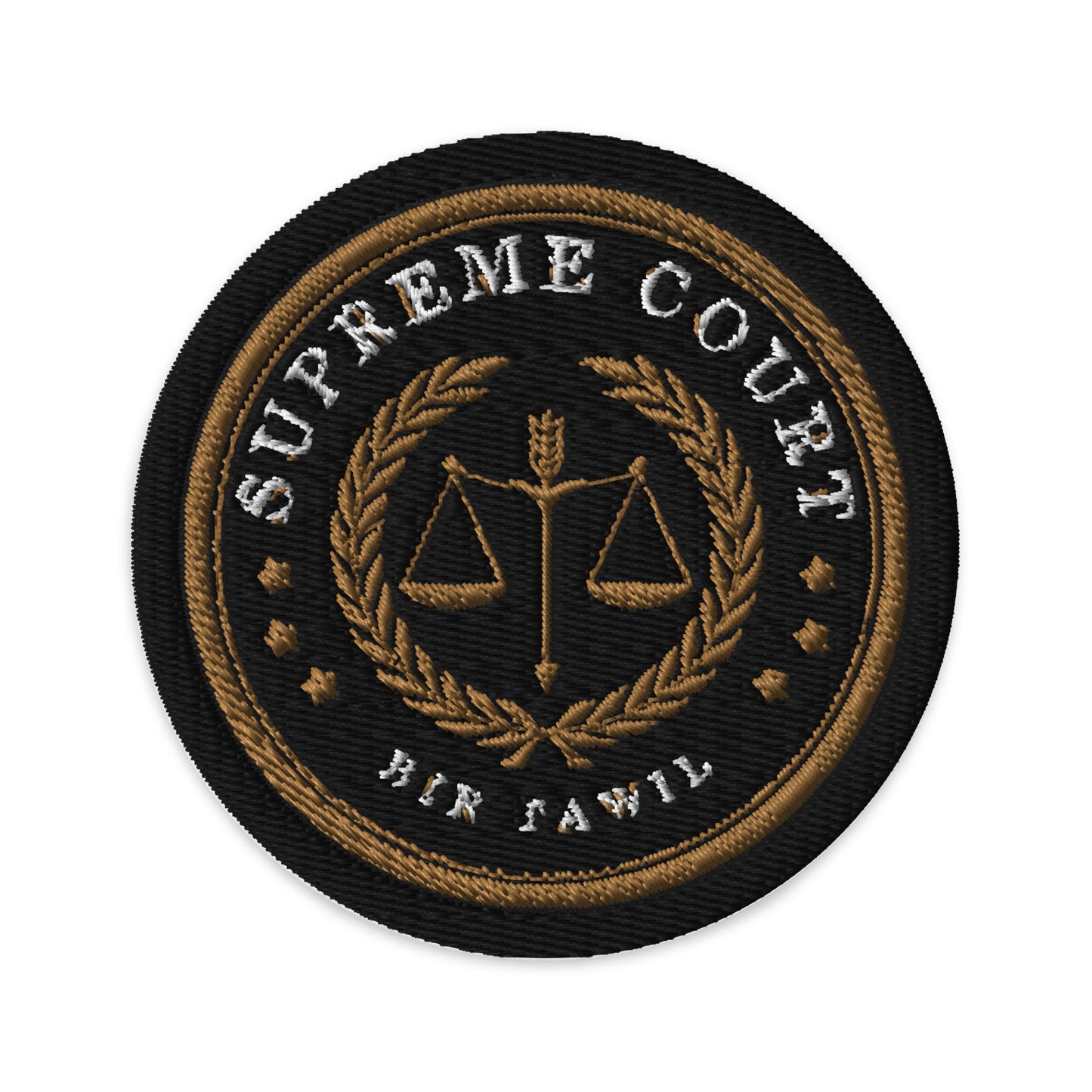 Supreme Court Seal Embroidered patch