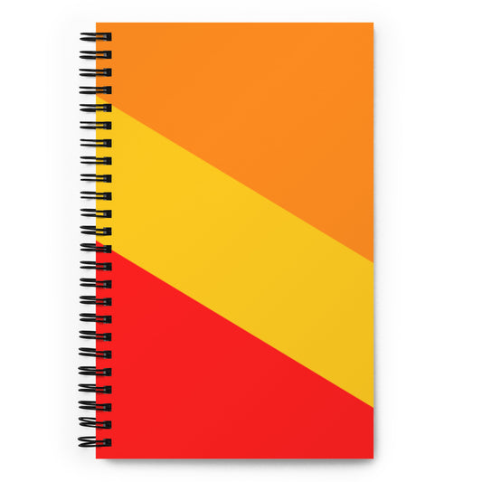 Spiral notebook Golden States Flag