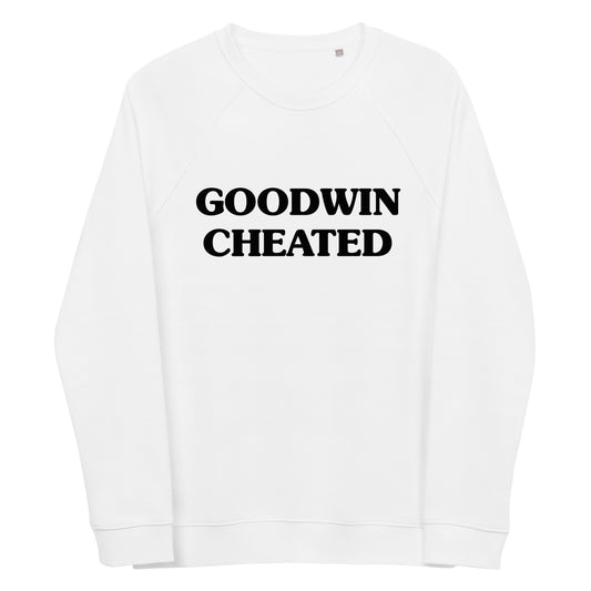 GOODWIN CHEATED unisex organic raglan sweatshirt