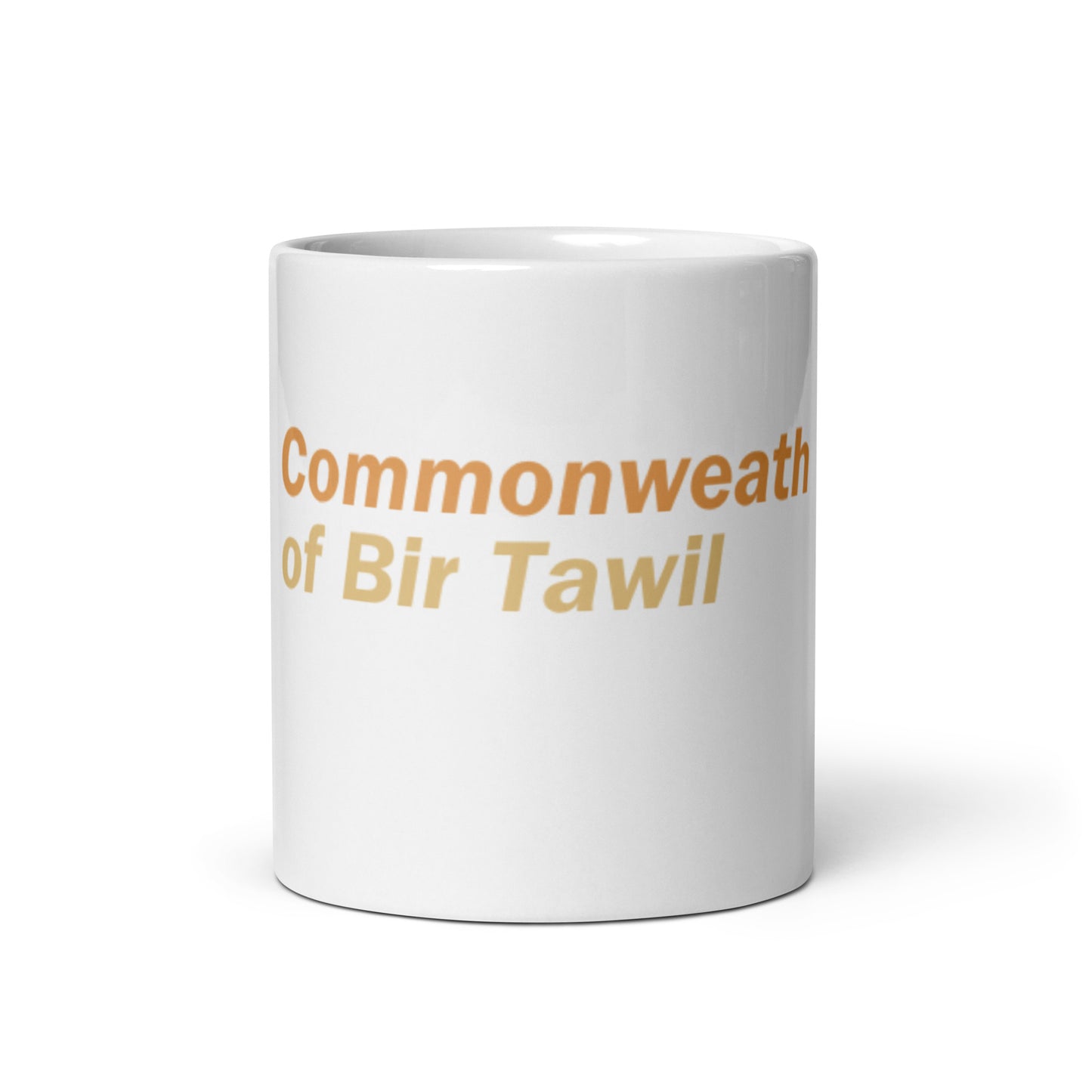 Commonwealth of Bir Tawil white glossy mug