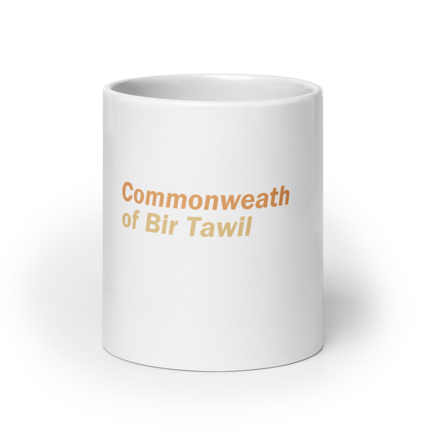 Commonwealth of Bir Tawil white glossy mug