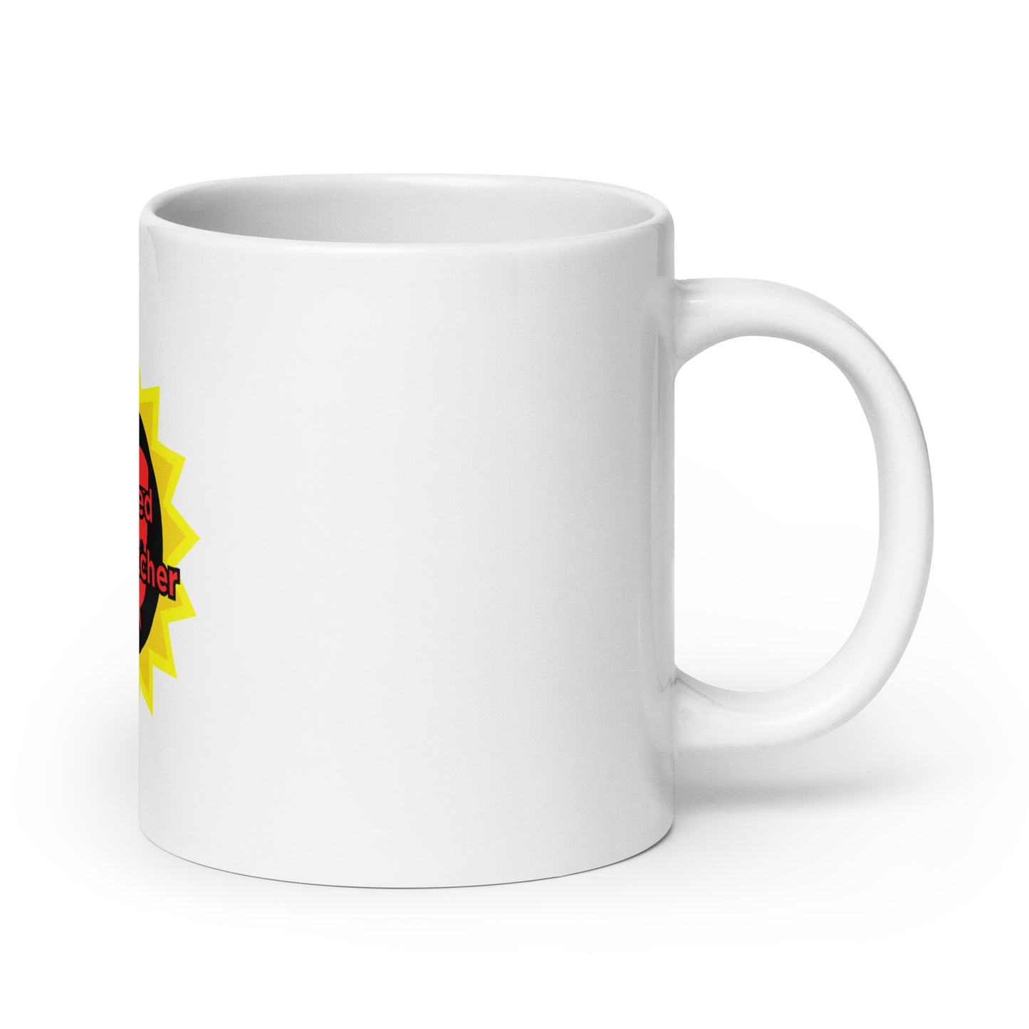 Confirmed Binge Watcher White glossy mug