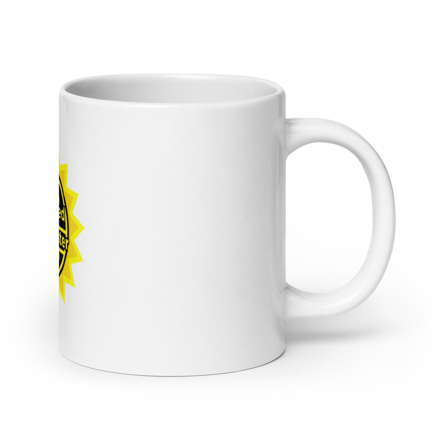 Confirmed Food Taster White glossy mug